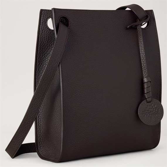 Mulberry Mini Soft Tote Ebony Heavy Grain